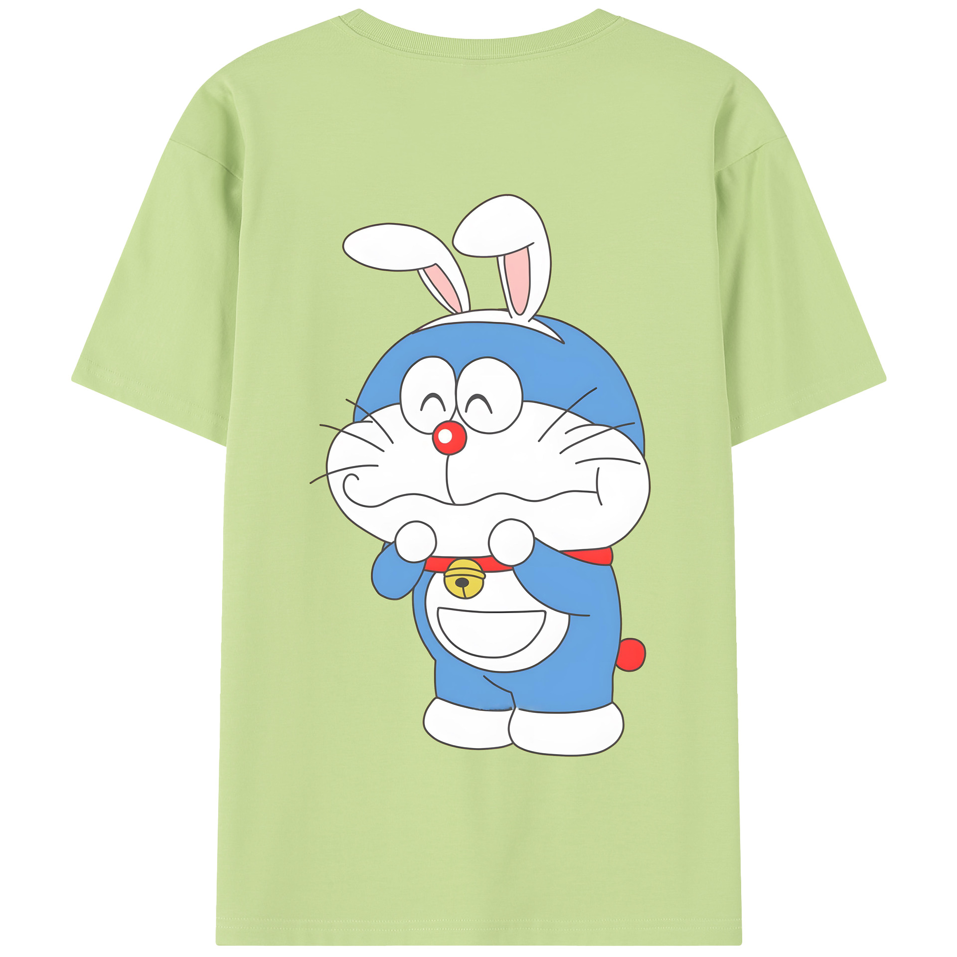 （画像用） ドラえもん Doraemon 綿100％半袖Tシャツ（背面プリント）